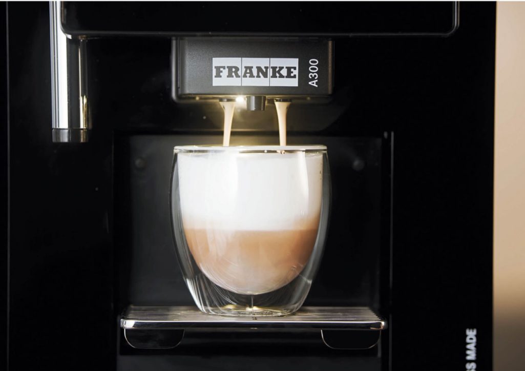 Franke Coffee Systems Cappuccino with foam, espresso with foam, espesso macchiato, perfect milk foam, basrista-like milk foam