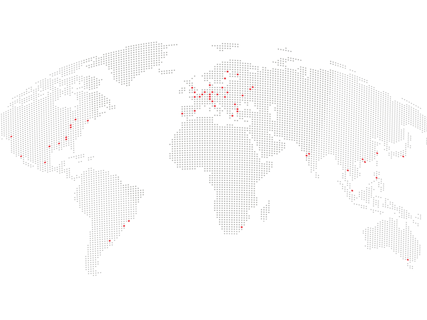 World map illustration