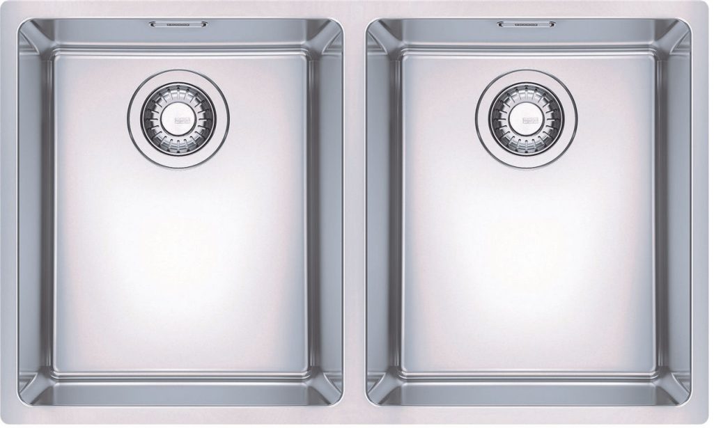 2 bowl stainless steel undermount sink