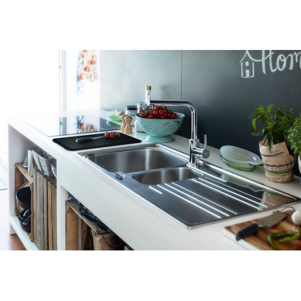 Lina Monomando Grifo De Cocina Franke Lina L Caño Giratorio 360