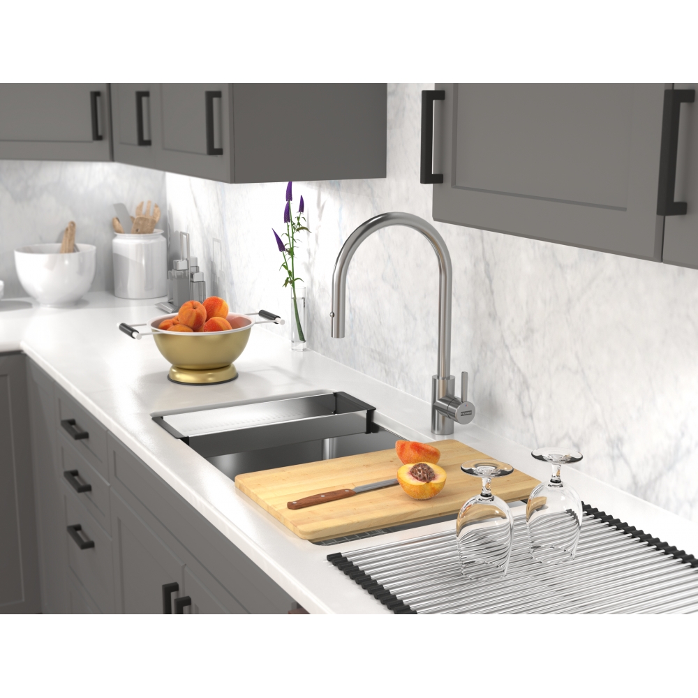 Kindred Brookmore Workstation - BSU1832-9OW-WKC Stainless steel