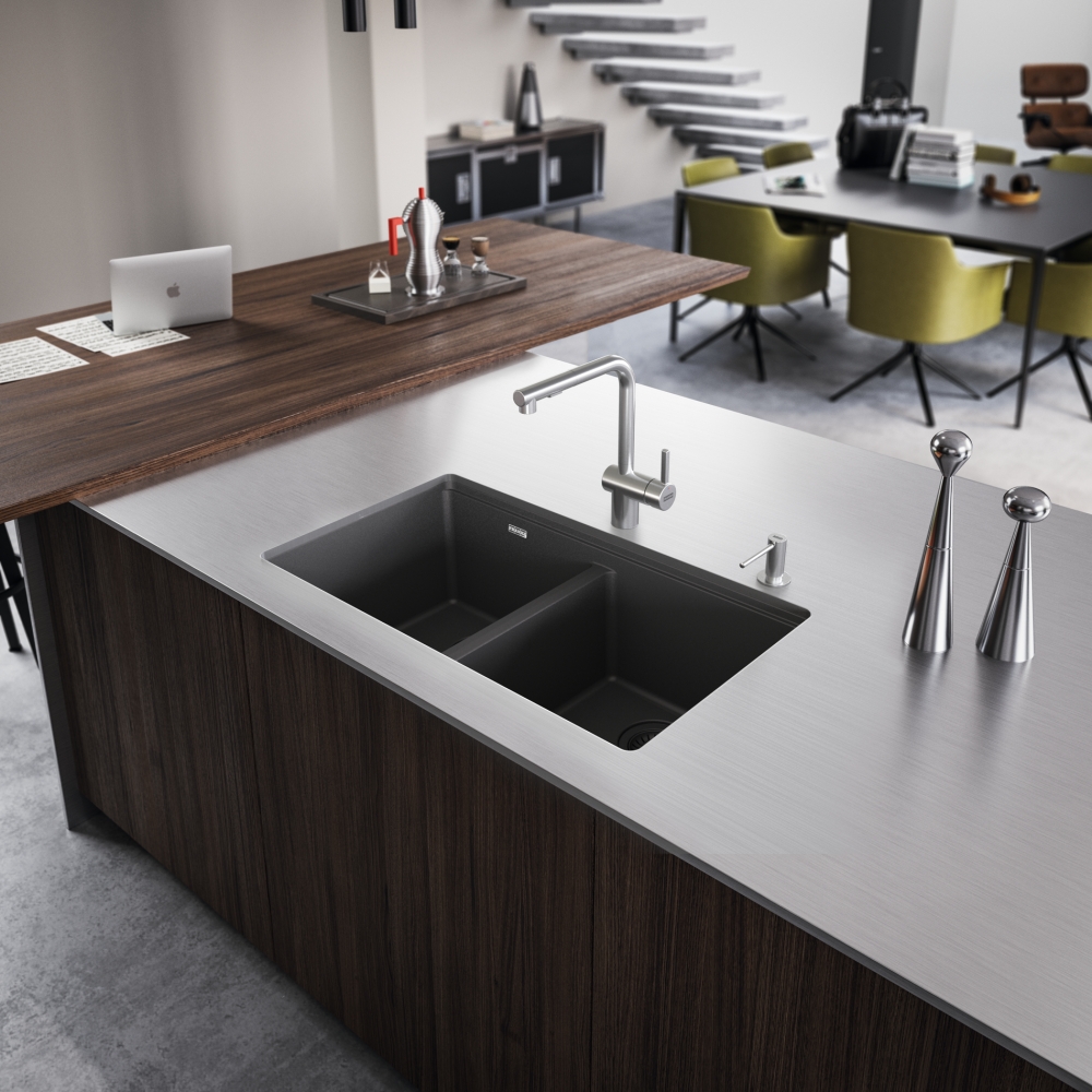 FRANKE Maris Undermount Sink - MAG1201414-SLG Fragranite Kitchen Sink