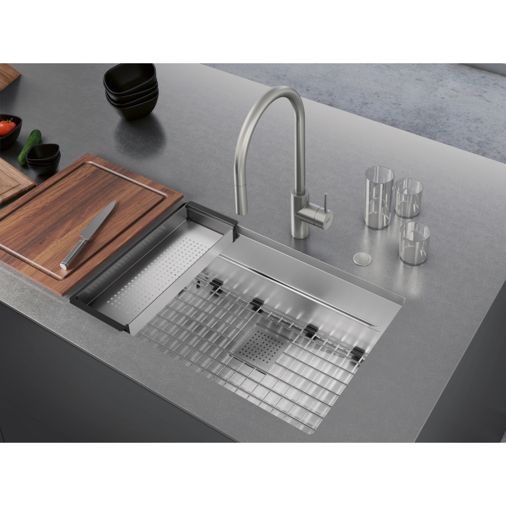 FRANKE Peak Undermount Sink - PKX11028-WKC Stainless steel FRANKE Peak Undermount Sink - PKX11028-WKC Stainless steel