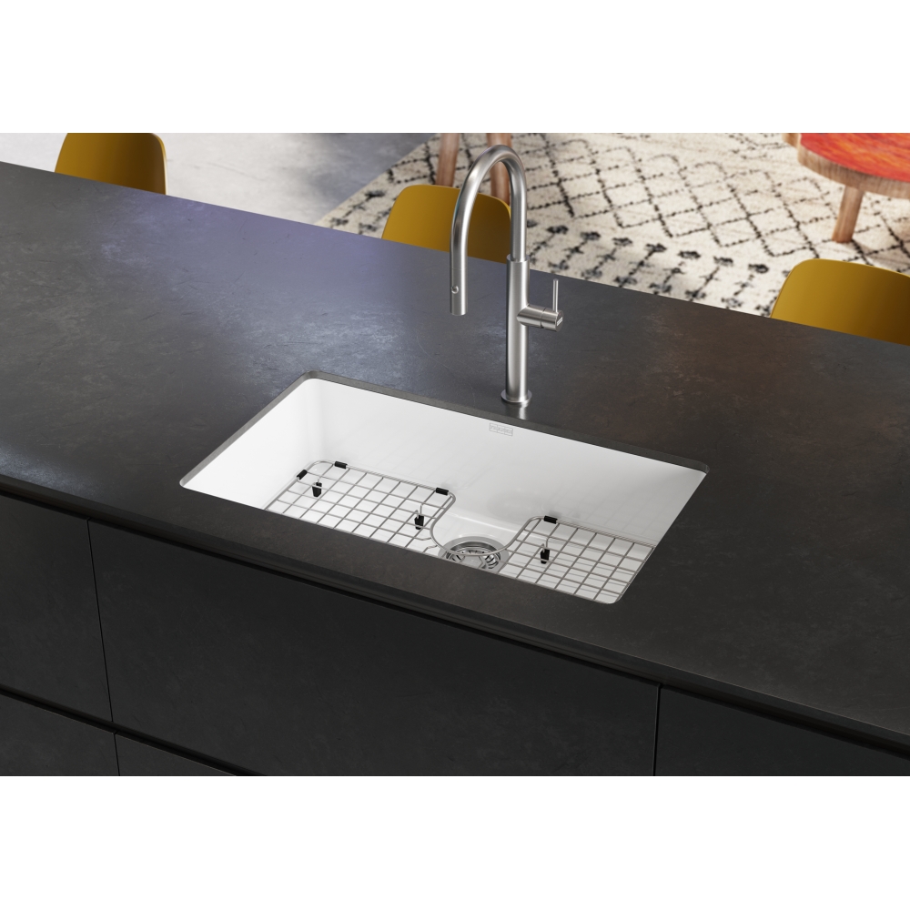 FRANKE KubusX Undermount Sink - KXK11028-GWH Ceramic Kitchen Sink