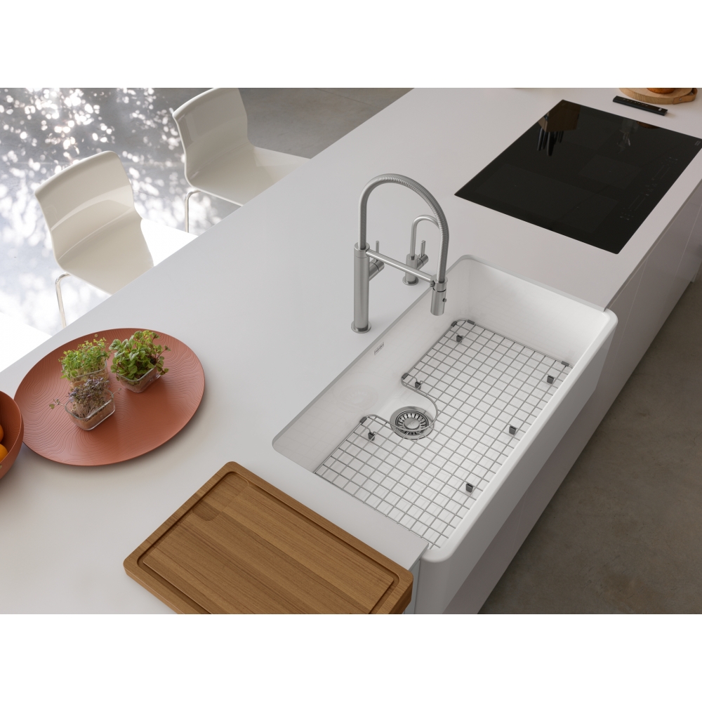 FRANKE Ceranova Apron Front Sink - CRK71036-GWH Ceramic Kitchen Sink