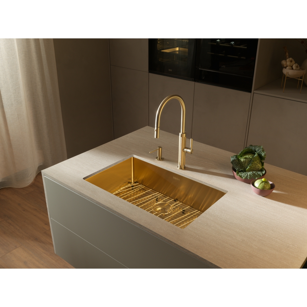 FRANKE Mythos Masterpiece - MMX11027-GLD-WKC Stainless steel