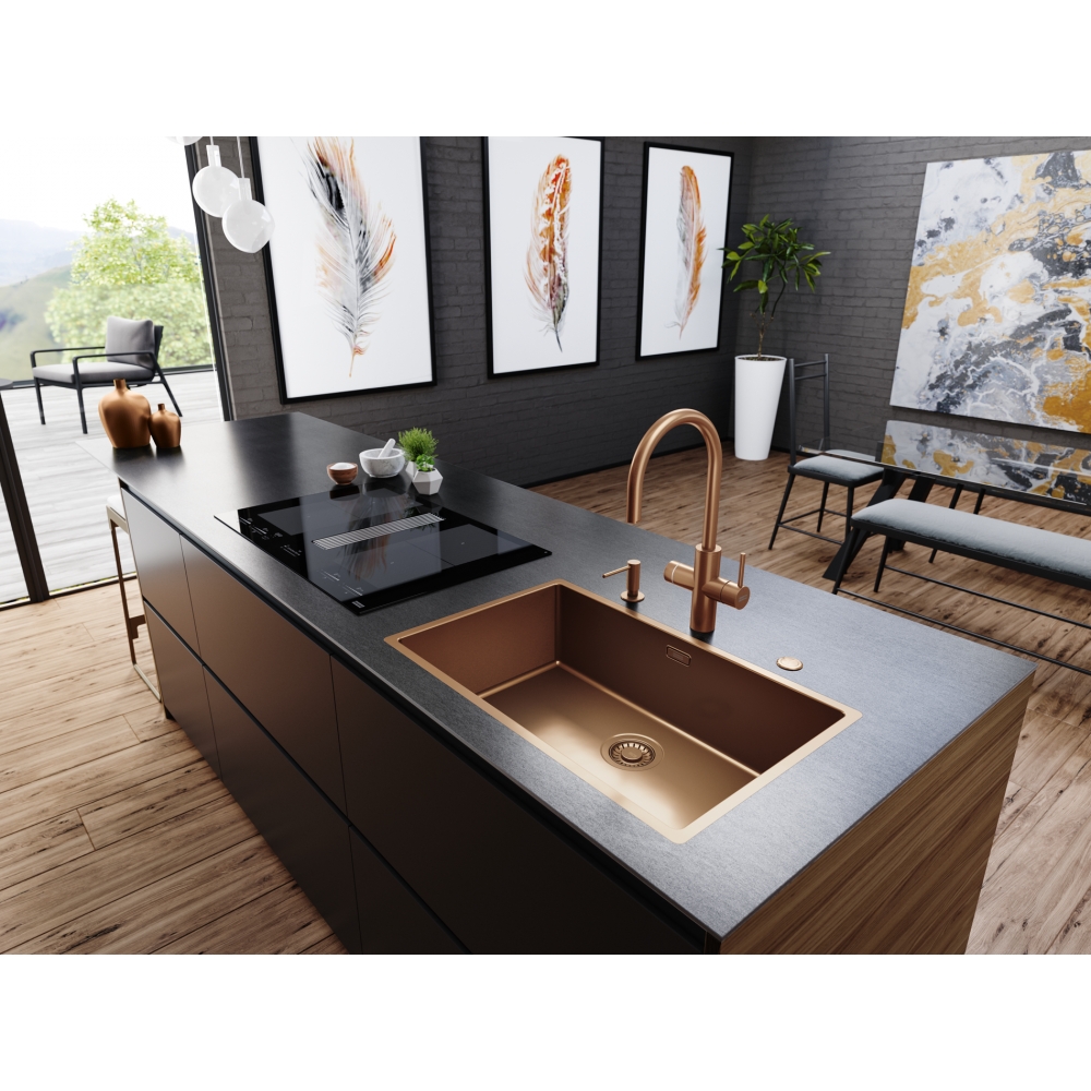 Franke Mythos 2gether Icon Steel FMY 8391 HI | Płyta zintegrowana