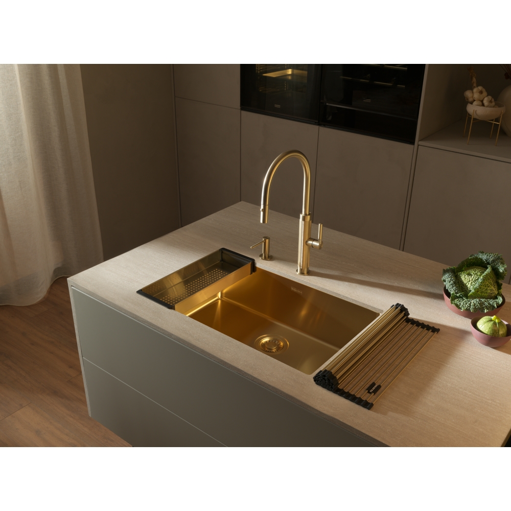 FRANKE Mythos Masterpiece - MMX11027-GLD-WKC Stainless steel