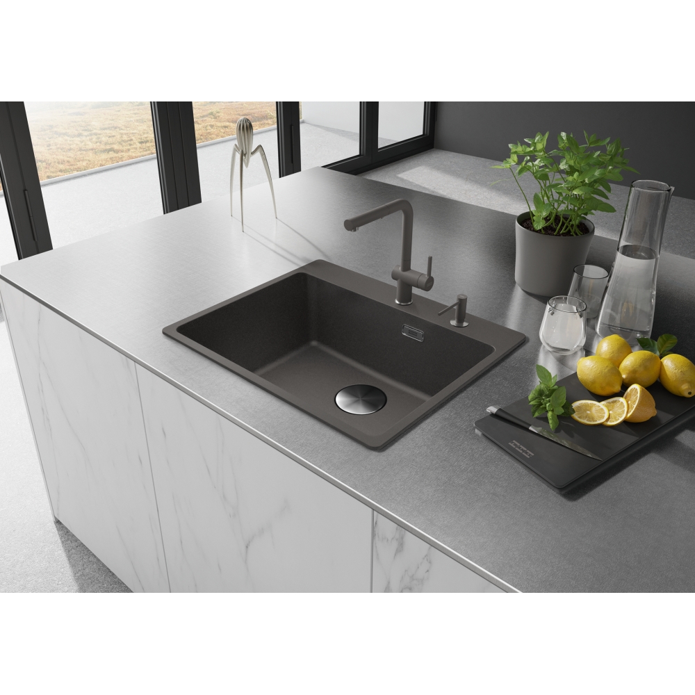 Miscelatore cucina Miscelatore Active doccia Grigio Ardesia - Ottone