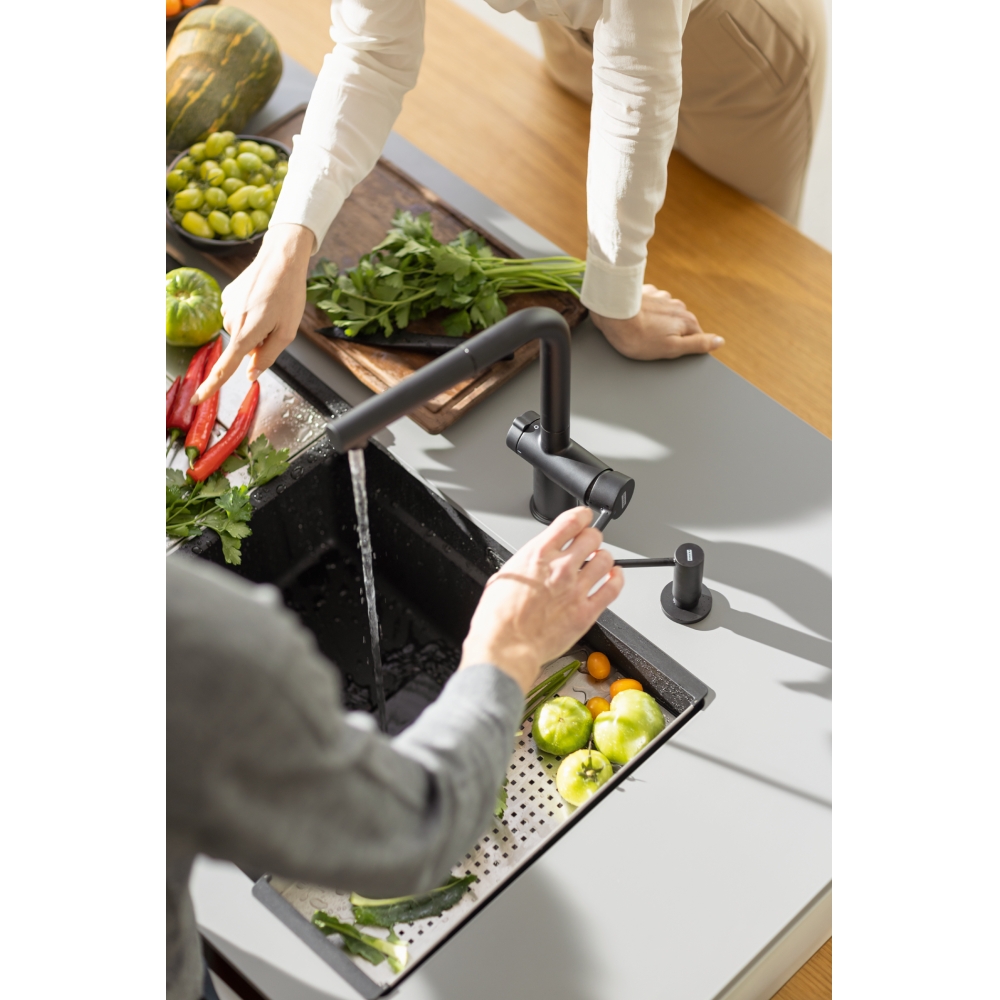 MISTURADOR ACTIVE TWIST BLACK MATTE