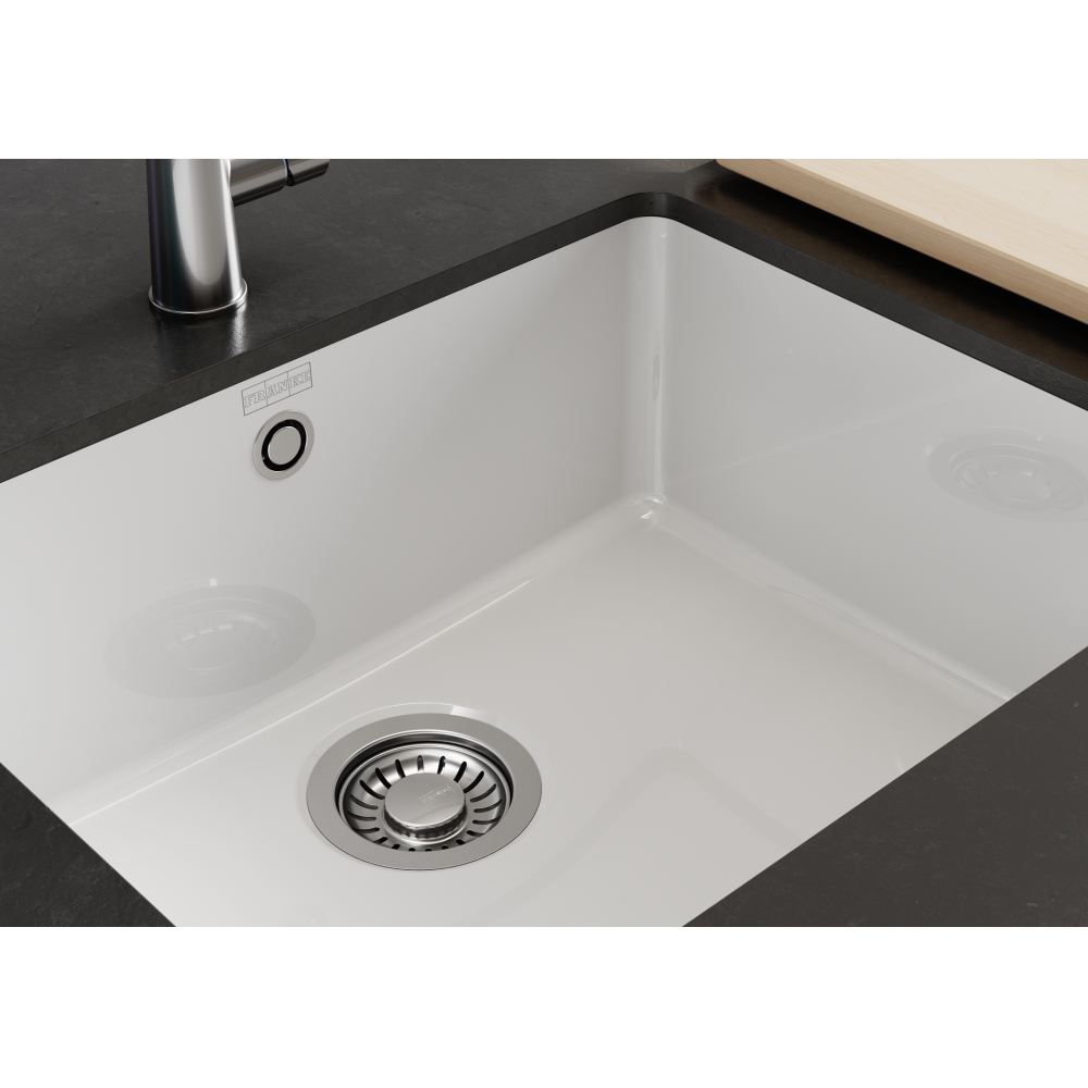Fregadero de cocina Fregadero Fraceram KXK 110-51 Blanco Cerámico