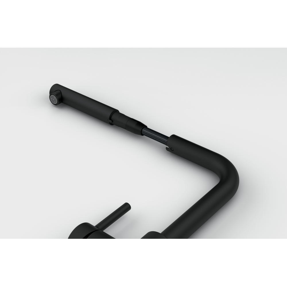 Tap Lina L Pull Out Nozzle HP Mat Black