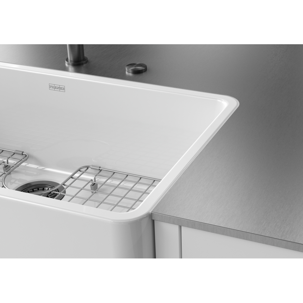 FRANKE Ceranova Apron Front Sink - CRK71033-GWH Ceramic Kitchen Sink
