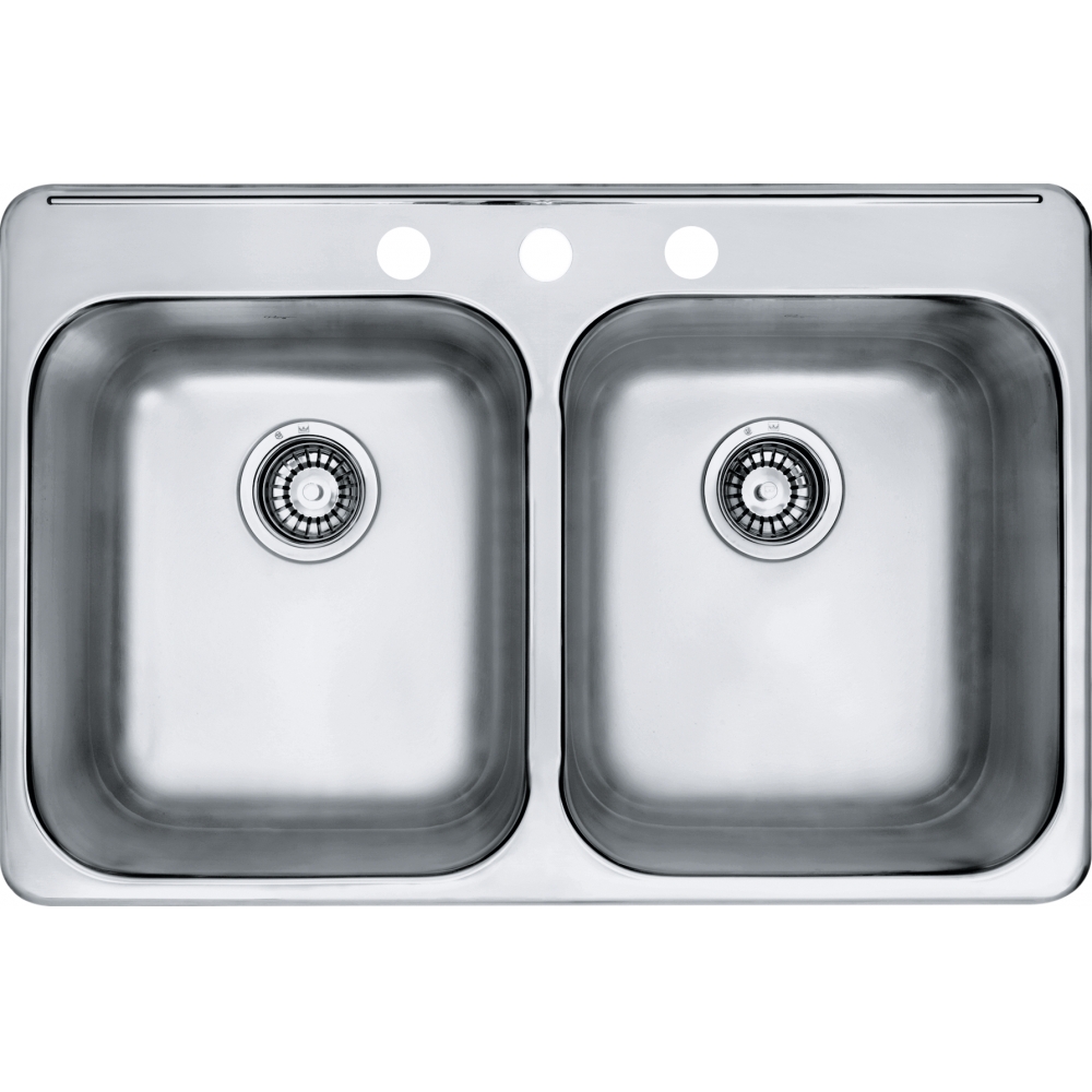 Kindred Reginox Drop In Sink - RDL2031-3 Stainless steel Kitchen Sink
