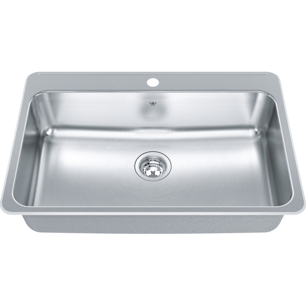 Steel Queen Drop In Sink QSLA2031-8-1