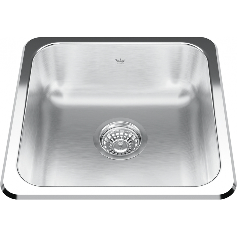 ★sin★ Kindred Steel Queen Drop In Sink - QSA1616-6 Stainless steel