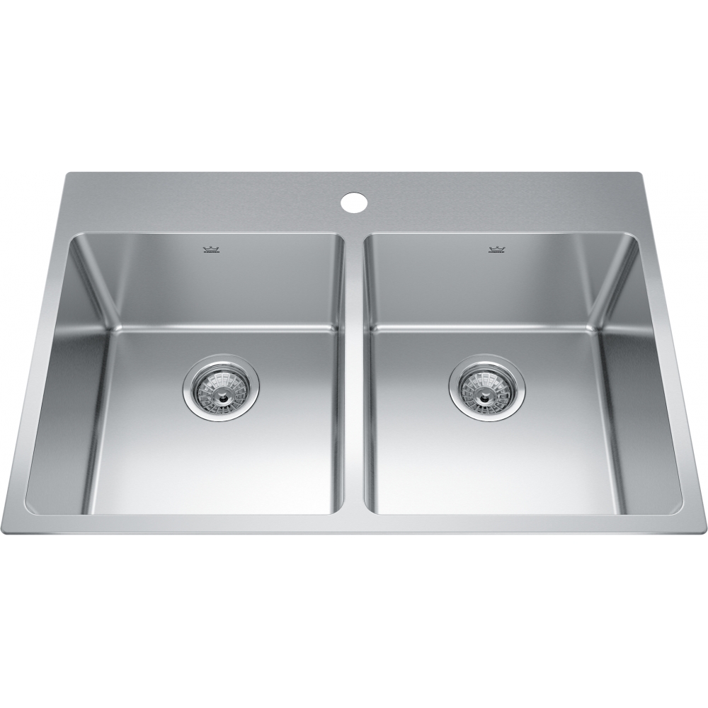 Brookmore Drop In Sink -  BDL2233-9-1N