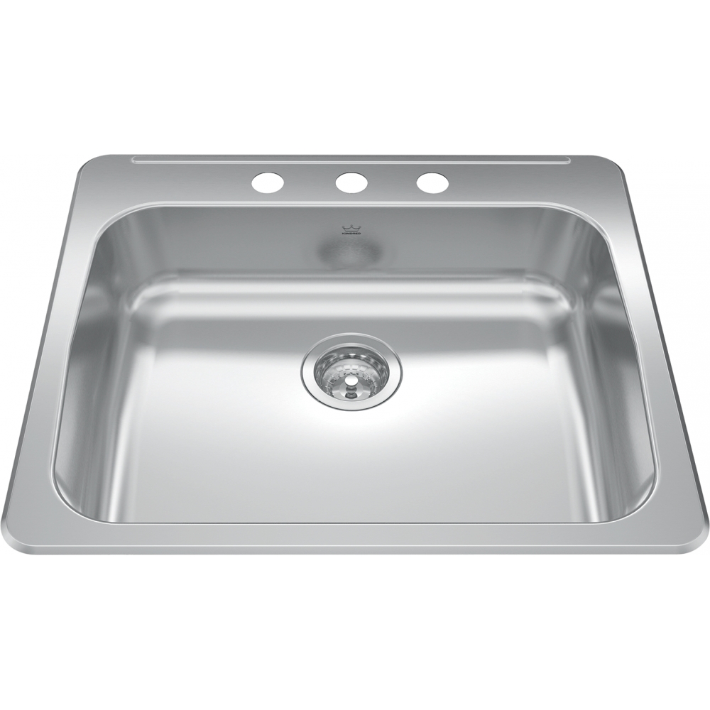 &RatiaN ウォッシングSP Kindred Reginox Drop In Sink - RSLA2522-55-3 Stainless steel