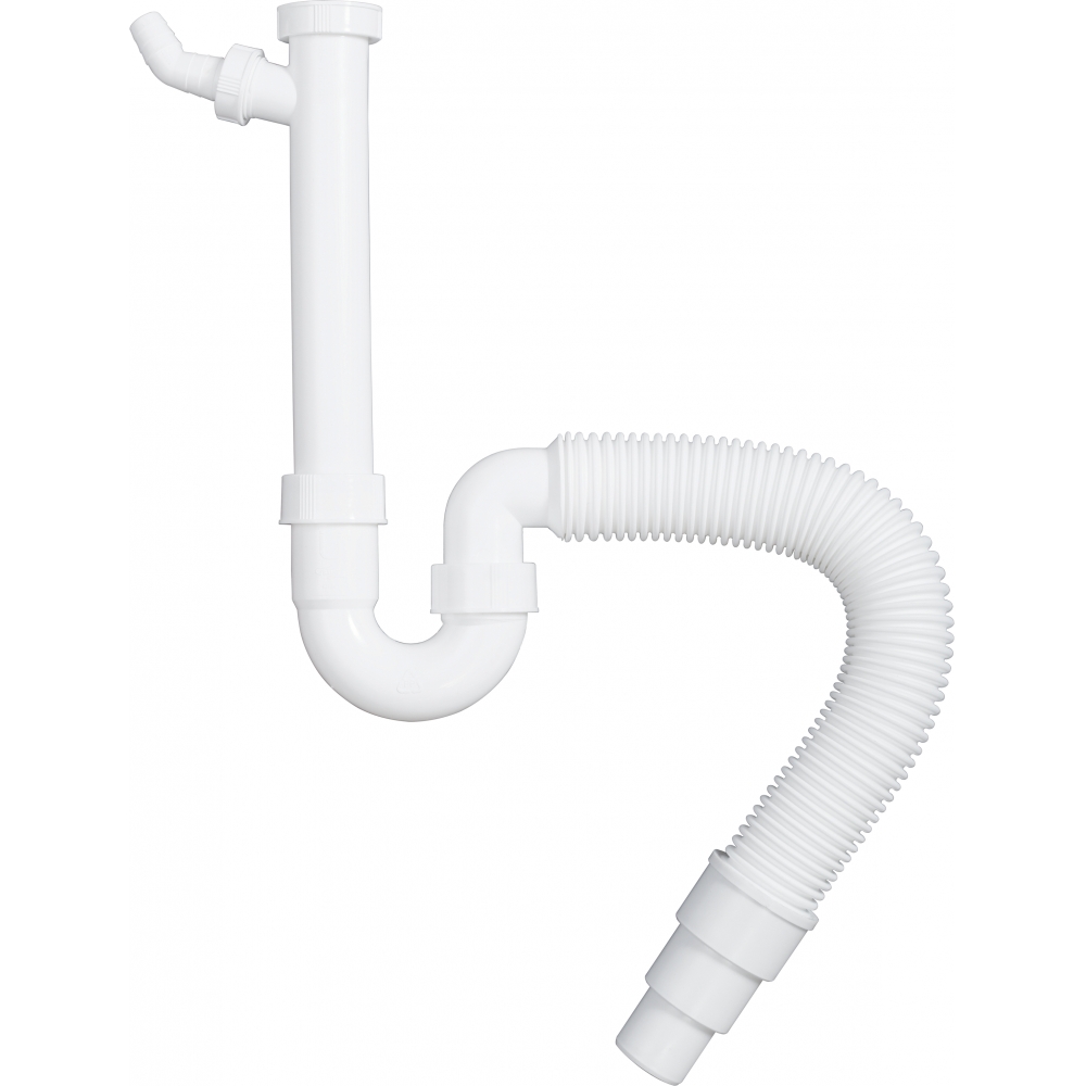 Siphon 1 1/2" flexibel aus Kunststoff