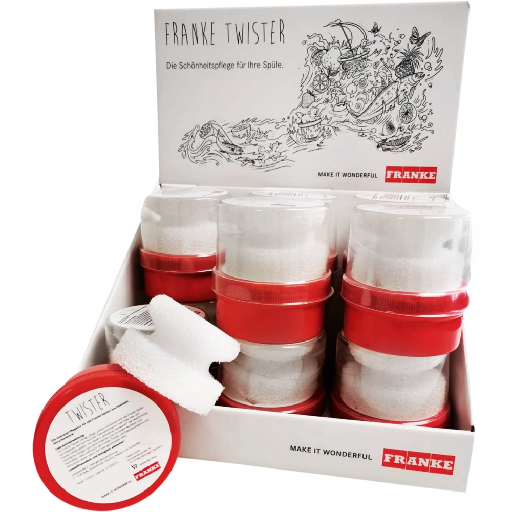 Twister-Aufsteller mit Schwamm 12x125ml