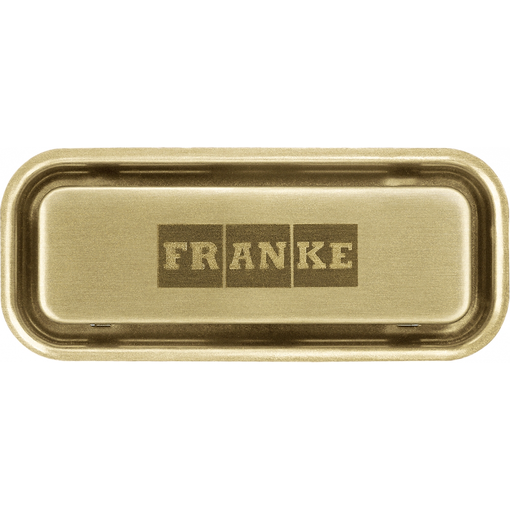 Franke krytka skrytého přepadu zlatá