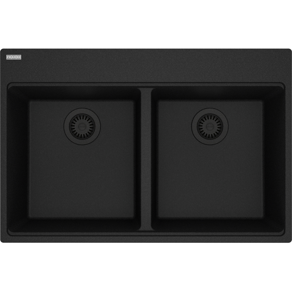 Araprell MAGNA seriesグラデーションブラック FRANKE Maris Dual Mount Sink - MAG6201515-ONY Fragranite Kitchen Sink