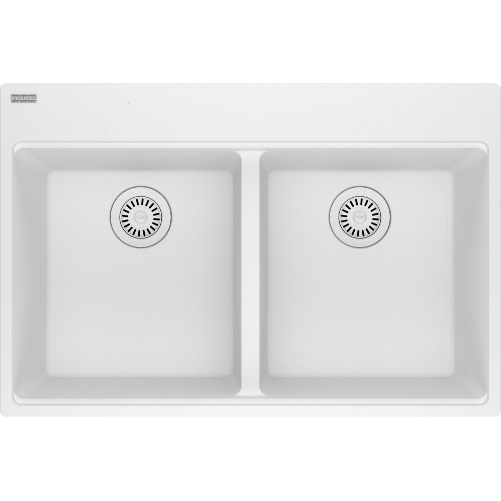 FRANKE Maris Dual Mount Sink - MAG6201515-PWT Fragranite Kitchen Sink