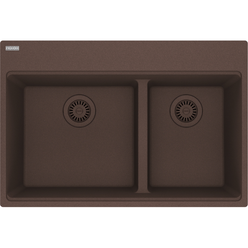 茶 904 FRANKE Maris Dual Mount Sink - MAG6601611LD-MOC Fragranite Kitchen