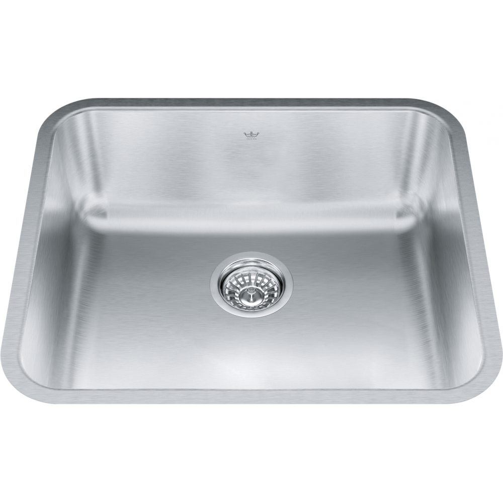 KINDRED Steel Queen Undermount Sink QSUA1922-8 Stainless