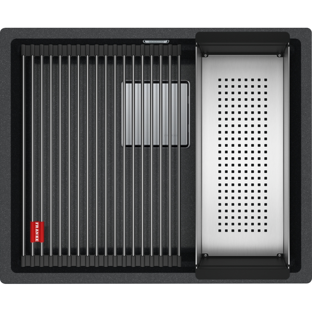 ケノン 6.0 Zlewozmywak Franke Kanon KNG 110-62 Fragranite Czarny mat 125.0633