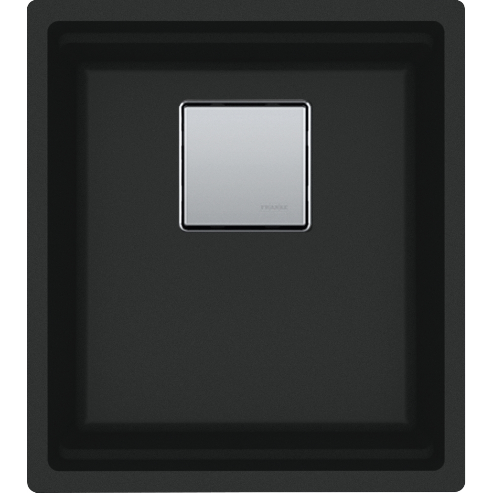 iku　FP ECR／BLK FRANKE Peak Undermount Sink - PKG110-14MBK Fragranite Kitchen Sink