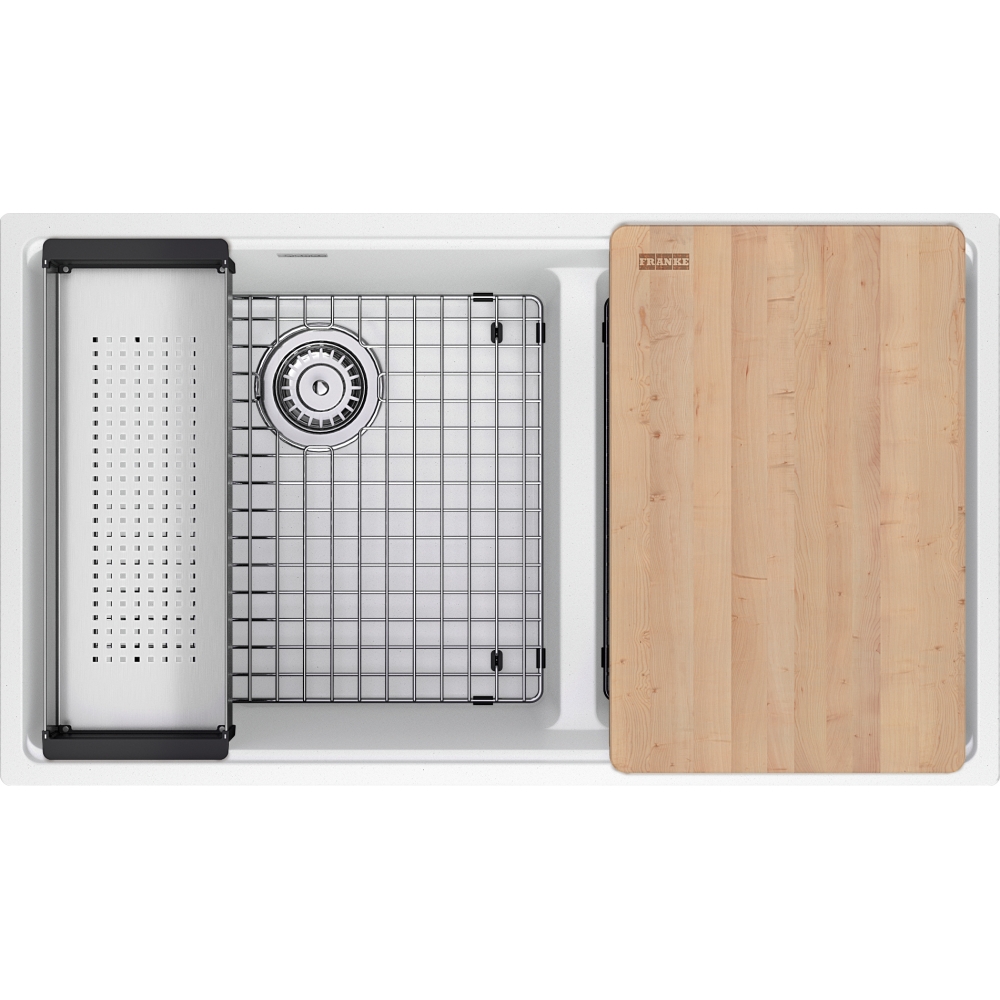 FRANKE Maris Workcenter MAG1601812LD-PWT-WKC Fragranite Kitchen Sink