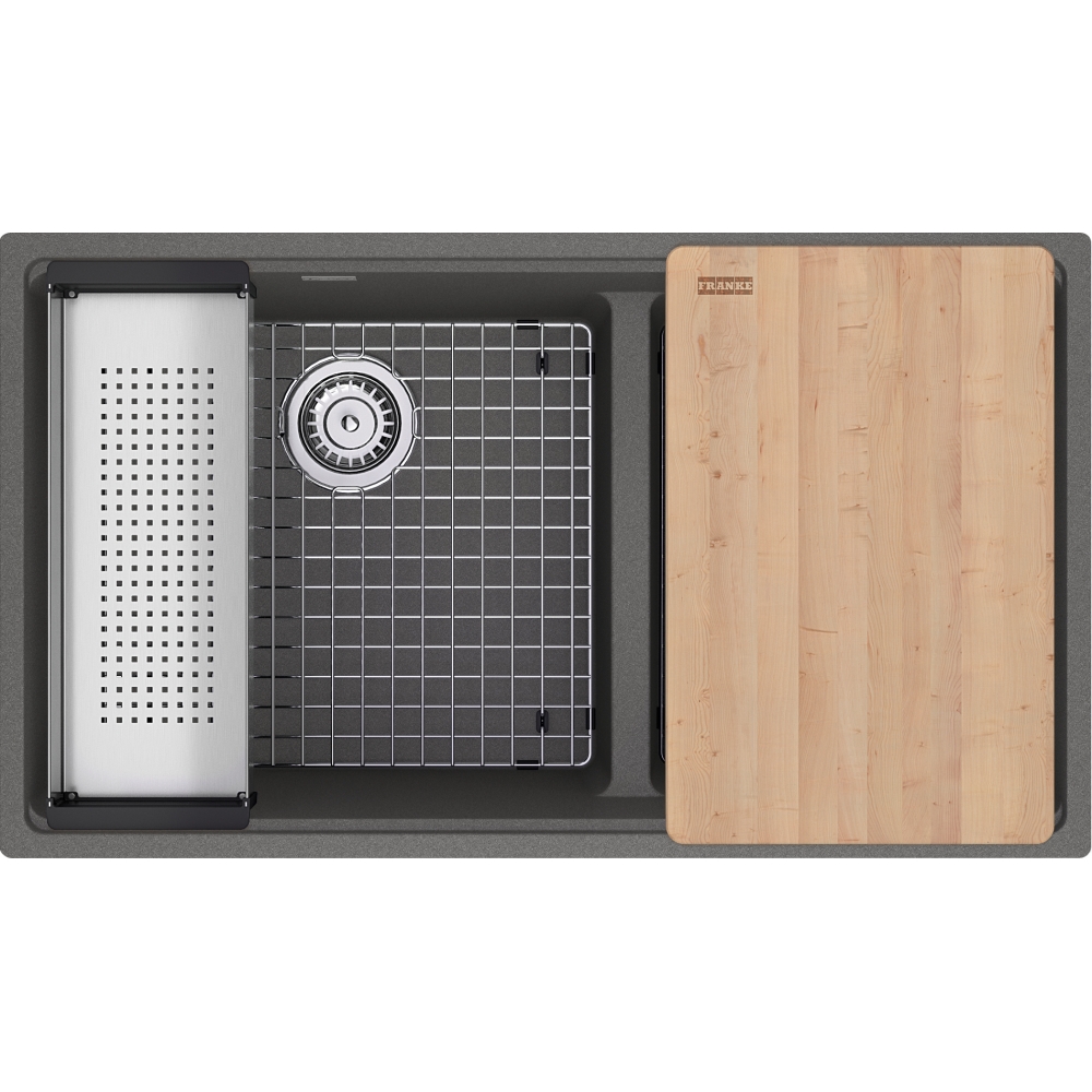 FRANKE Maris Workcenter MAG1601812LD-SLG-WKC Fragranite Kitchen Sink