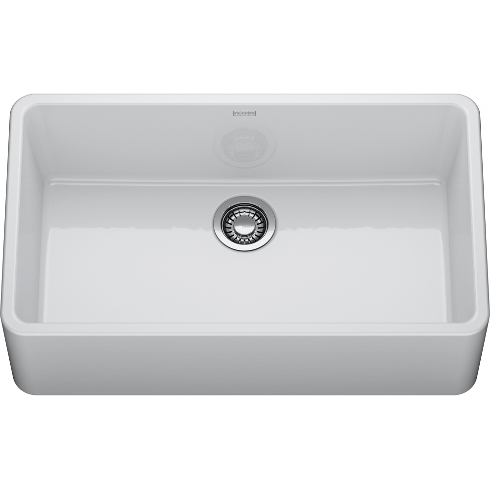 FM＆FH FRANKE Ceranova Apron Front Sink - CRK71033-GWH Ceramic Kitchen Sink