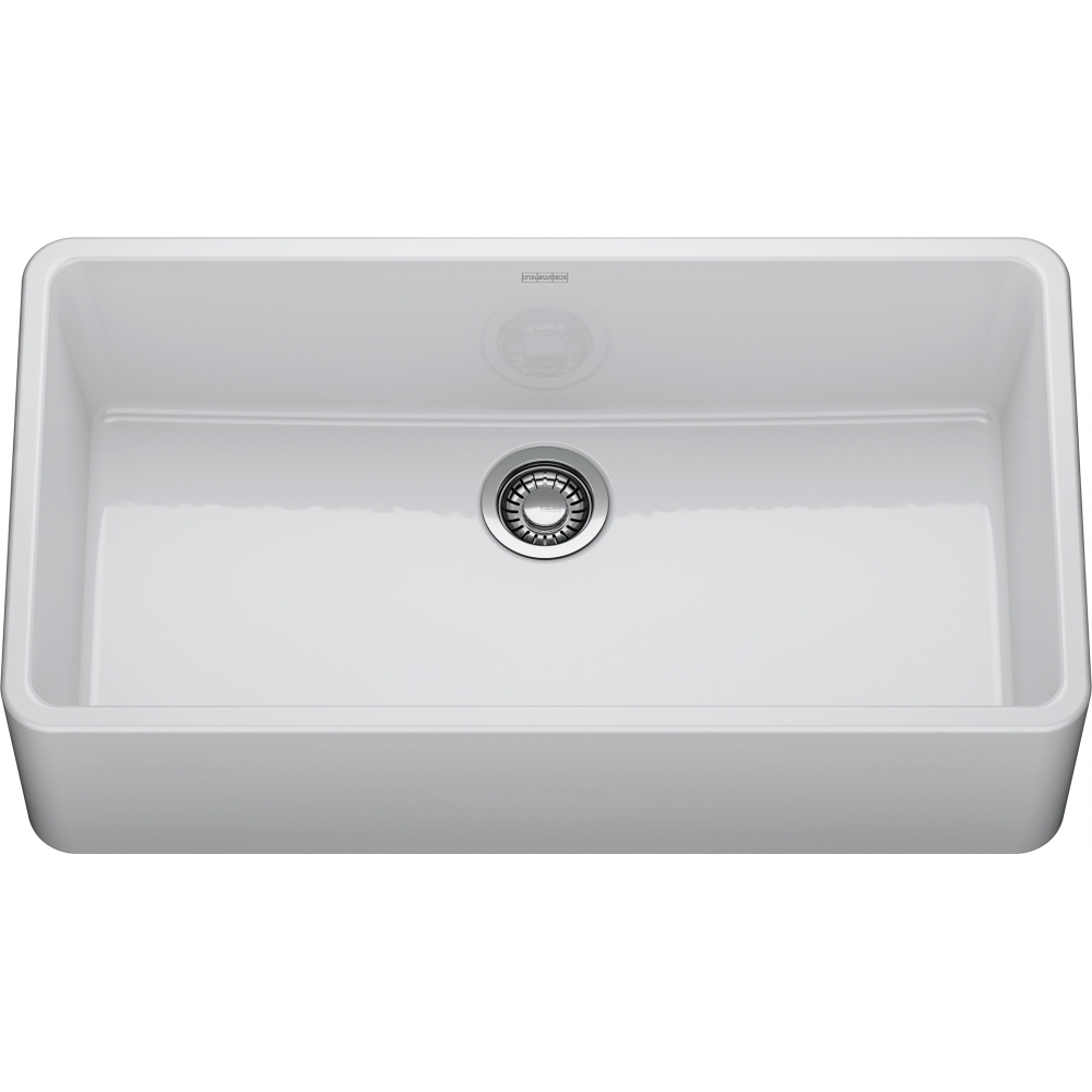 FRANKE Ceranova Apron Front Sink - CRK71036-GWH Ceramic Kitchen Sink