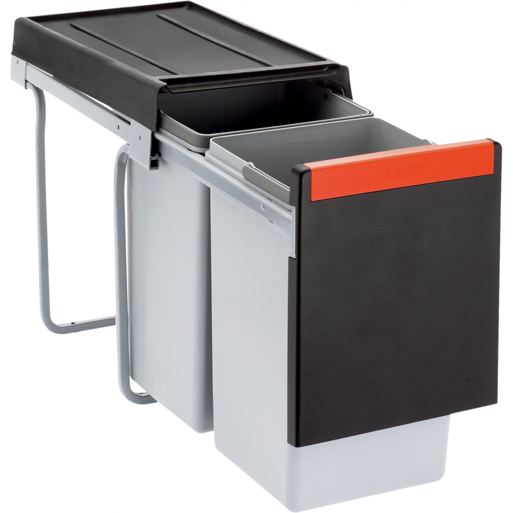 POUBELLE CUBE 30 2 BACS 15/15L