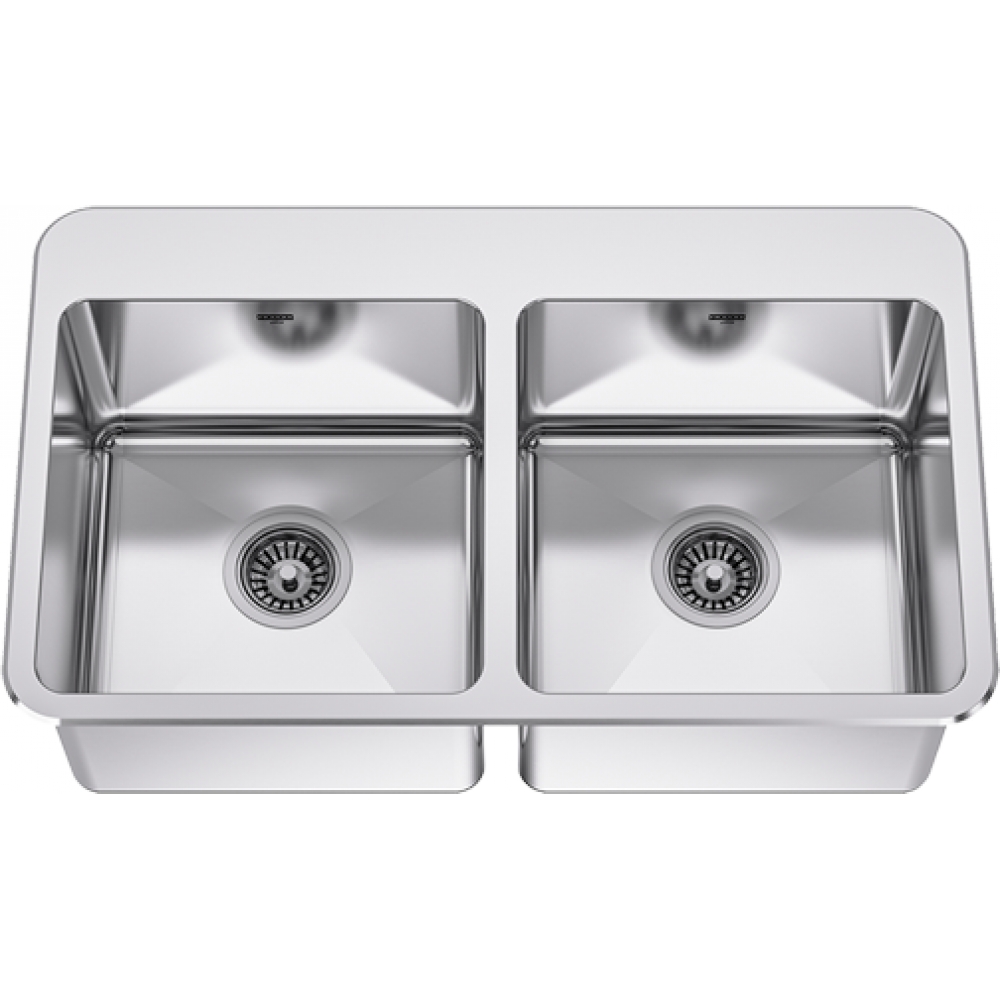 LBD4410P-1 Double bowl topmount sink