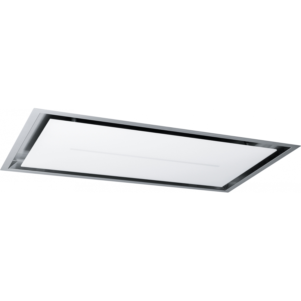 Hotte murale inox 120cm avec éclairage par LED ajustable en hauteur ROBLIN  - Mon Espace Cuisson