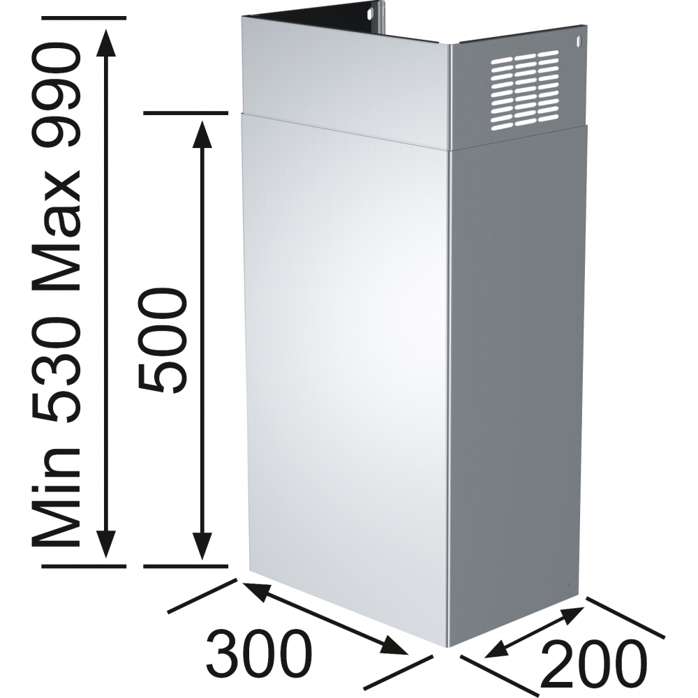 KIT CHIMNEY CH 500/500 XS FRK