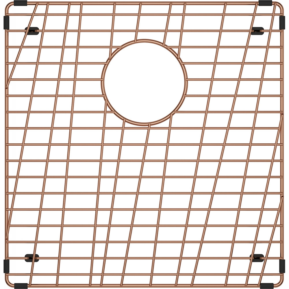 Bottom grid with feet SS 391x401mm CP