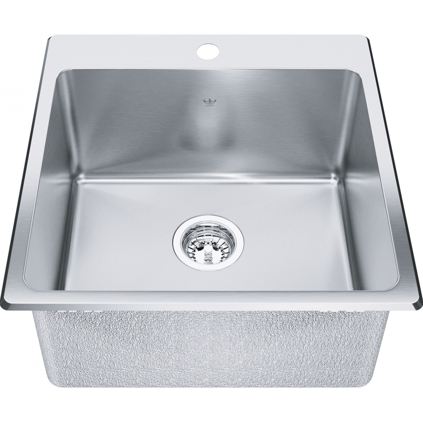 the 奥歯's 1st Single Mabea Kindred Steel Queen Dualmount Sink QSLF2020-10-1 Stainless