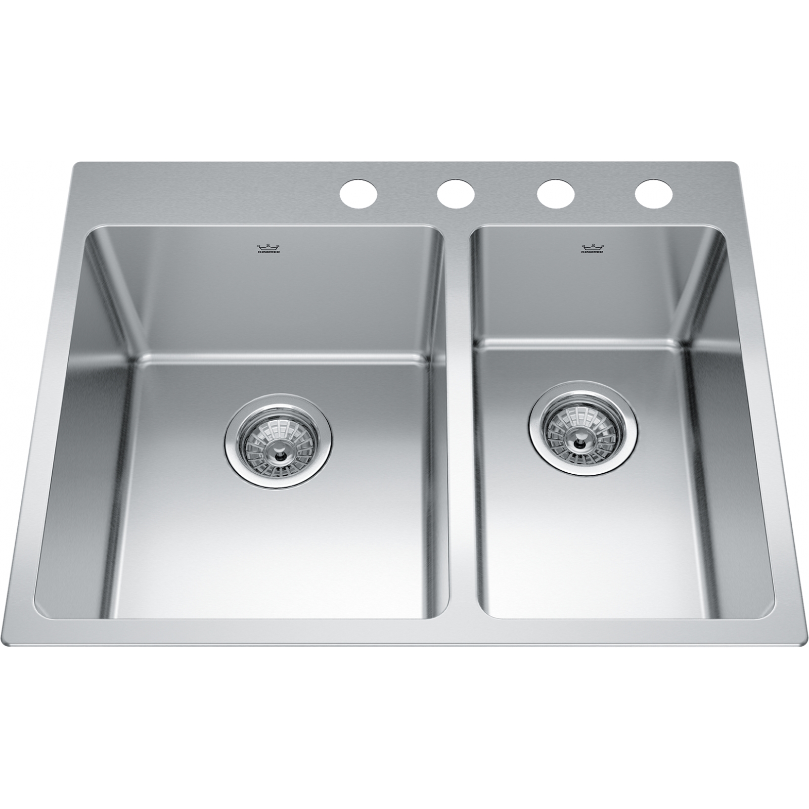 Kindred Brookmore Drop In Sink - BCL2127R-9-4 Stainless steel
