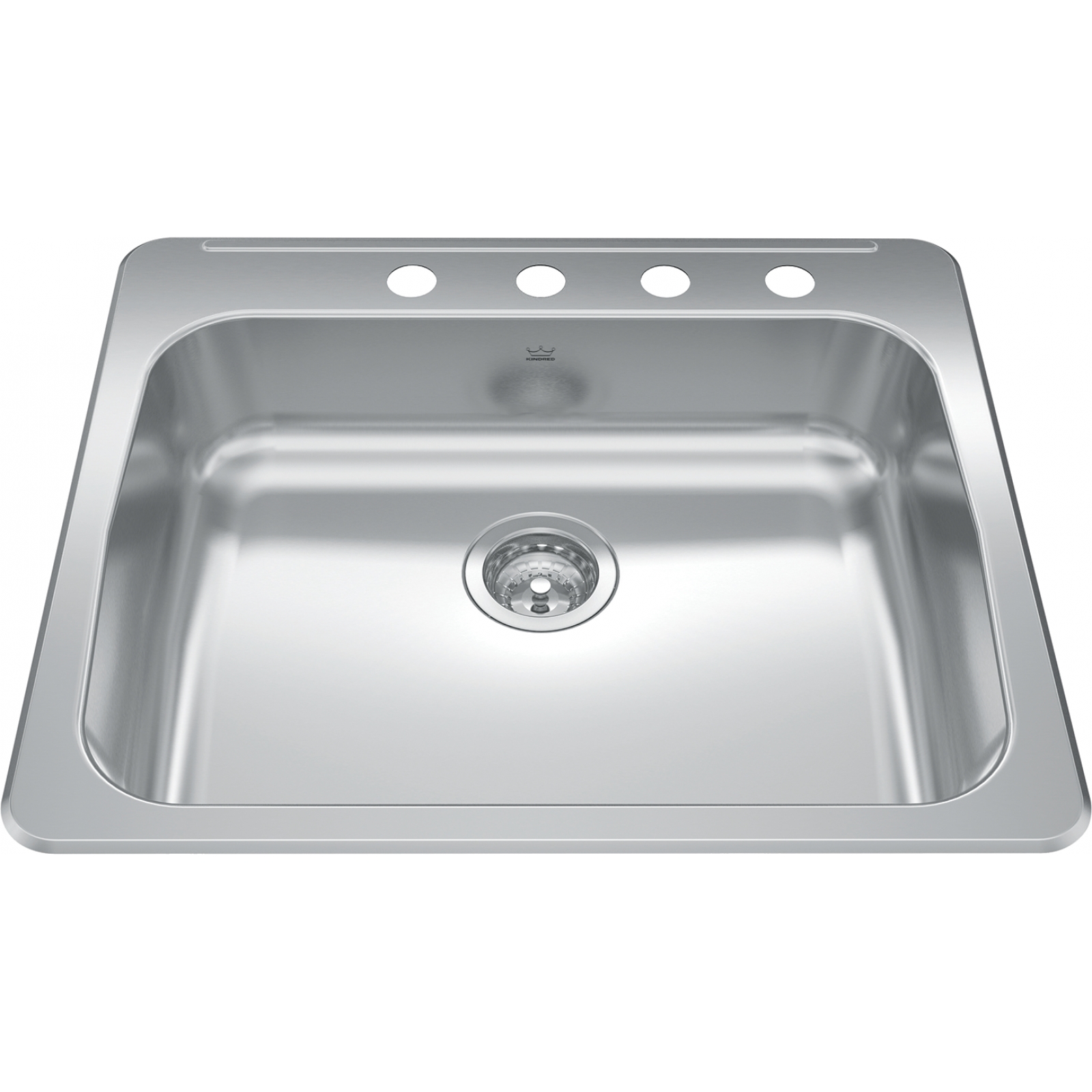 Kindred Reginox Drop In Sink - RSLA2522-55-4 Stainless steel