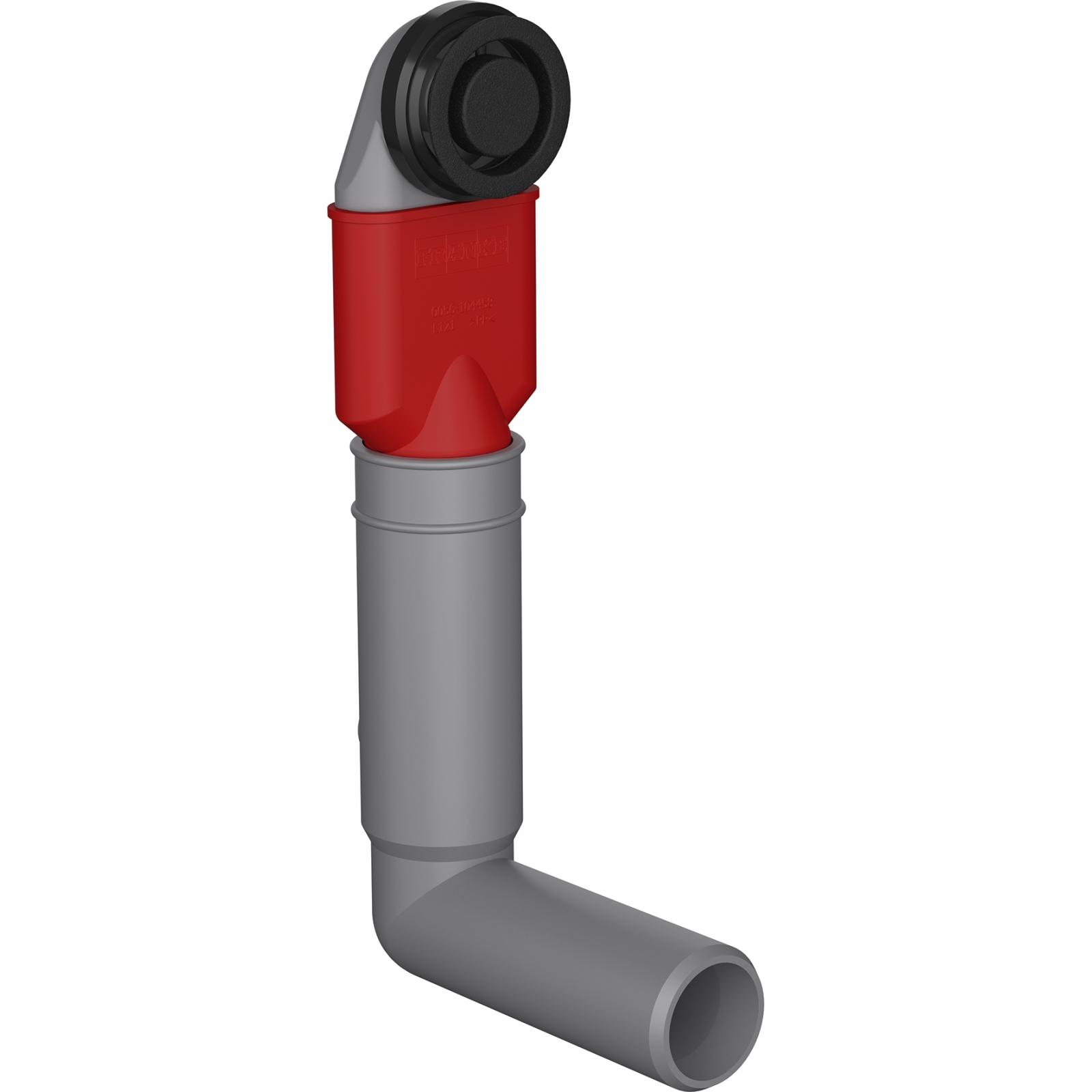 Top Overflow System OF782 Hidden Matte Black Round Overflow