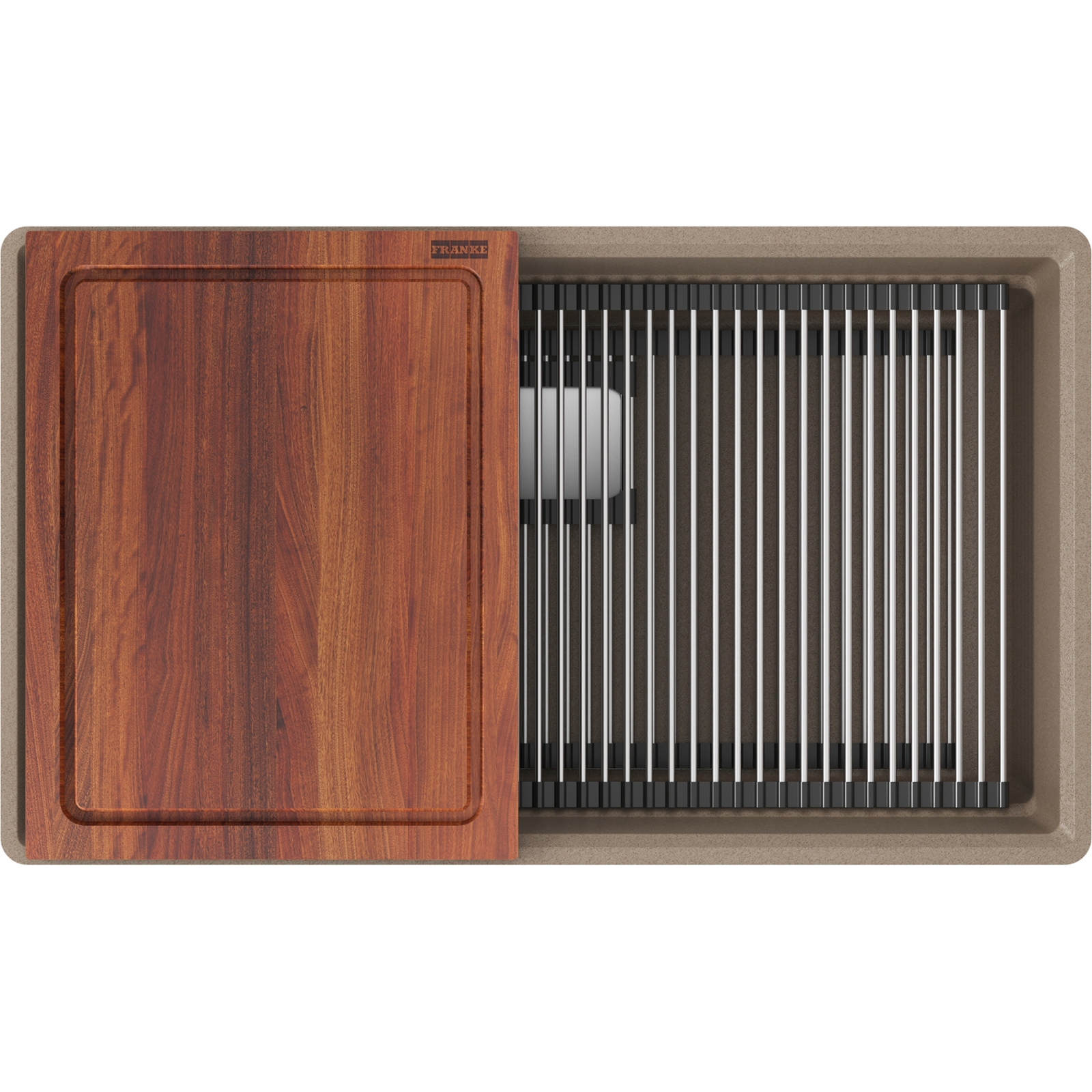 FRANKE Peak Workcenter Sink - PKG11031OYS-WKC Fragranite Kitchen Sink