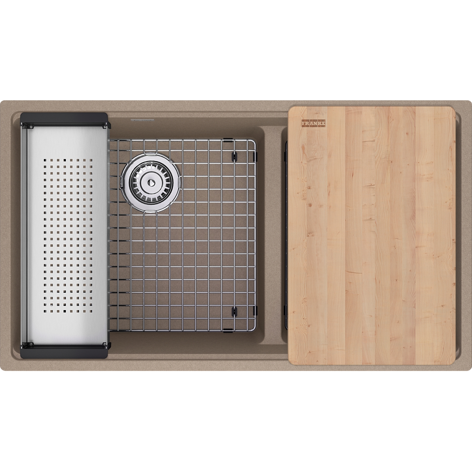 FRANKE Maris Workcenter MAG1601812LD-OYS-WKC Fragranite Kitchen Sink