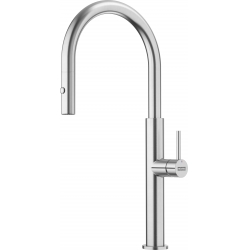 Mitigeur évier Fima Carlo Frattini F7047/2CR – Chrome, Douchette Amovible, Look Moderne