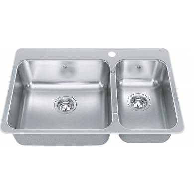 Steel Queen Drop In Sink QCLA2031R-8-1N