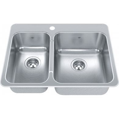 Steel Queen Drop In Sink QCLA2027L-8-1