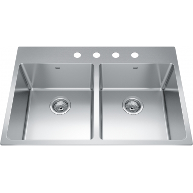 Brookmore Drop In Sink -  BDL2233-9-4N